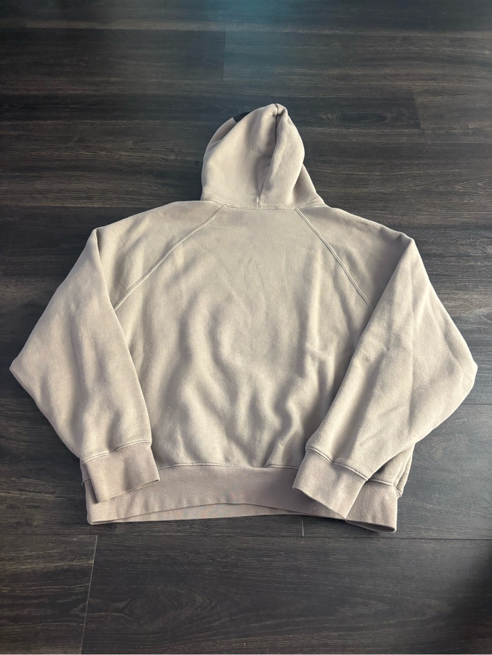 Essentials Fear Of God Pullover Hooded Sweatshirt Size S Brown Tan - Picture 4 of 6